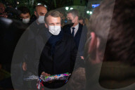 NEWS - Emmanuel Macron besucht ein Jahr nach den Überschwemmungen Tende im Roya-Tal