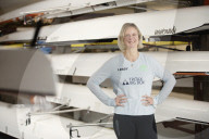 Lebby Eyres competing in the Talisker Whisky Atlantic Challenge