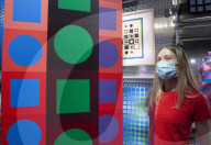 Selfridges unveil a major Victor Vasarely (French Op Art optical illusions pioneer) exhibition.