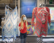 Selfridges unveil a major Victor Vasarely (French Op Art optical illusions pioneer) exhibition.