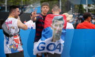 TENNIS - Fans von Novak Djokovic beim Spiel des Serben Lajovic in melbourne