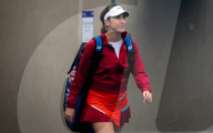 TENNIS - Belinda Bencic in Aktion in ersten Runde des Australien Open