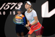 TENNIS - Belinda Bencic in Aktion in ersten Runde des Australien Open