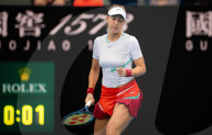 TENNIS - Belinda Bencic in Aktion in ersten Runde des Australien Open