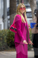 PEOPLE - Heidi Klum und Tim Gunn bei Dreharbeiten in Beverly Hills