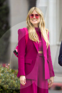 PEOPLE - Heidi Klum und Tim Gunn bei Dreharbeiten in Beverly Hills