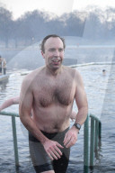 Matt Hancock finds himself in cold water as he enjoys London’s Serpentine.