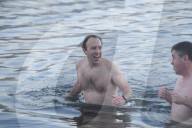 Matt Hancock finds himself in cold water as he enjoys London’s Serpentine.