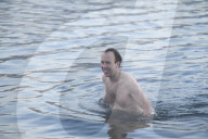Matt Hancock finds himself in cold water as he enjoys London’s Serpentine.