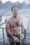 Matt Hancock finds himself in cold water as he enjoys London’s Serpentine.