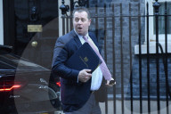 Arrivals at Downing street for cabinet meeting.