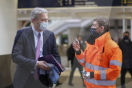 CDL Steve Barclay visits Network Rail at Waterloo Station