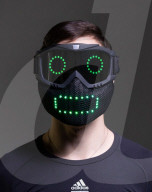 FEATURE - Qudi Gesichtsmaske zeigt Emotionen mit LED-Anzeige  