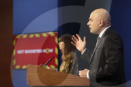 Covid 19  Press Conference with Health Secretary Sajid Javid