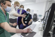 Prime Minister Boris Johnson visits Rutherford Diagnostic Centre