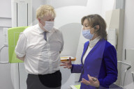 Prime Minister Boris Johnson visits Rutherford Diagnostic Centre