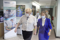 Prime Minister Boris Johnson visits Rutherford Diagnostic Centre