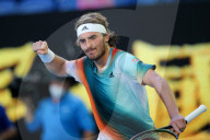 TENNIS - Stefanos Tsitsipas gewinnt Drittrundenspiel am Australian Open