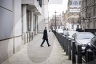 Dominic Raab MP departs the BBC 
Sunday Morning with Sophie Raworth 
at the BBC, Broadcasting House, London, Great Britain 
23rd January 2022 

Dominic Raab MP, justice secretary and deputy prime minister leaving the BBC