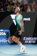 TENNIS - Tsitsipas gewinnt gegen Fritz am Australian Open