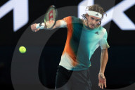 TENNIS - Tsitsipas gewinnt gegen Fritz am Australian Open