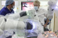 Prime Minister Boris Johnson-Milton Keynes University Hospital