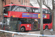 Three children and two adults in hospital after north-east London bus crash. 