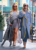 Pregnant Nicky Hilton Steps Out With Sister Paris - NYC
