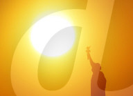 FEATURE - Sonnenuntergang hinter der Freiheitsstatue in New York