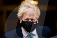 Prime Minister Boris Johnson departs No10 Downing Street for Prime Minister's Questions.