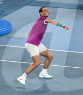 TENNIS - Rafael Nadal feiert den Sieg gegen Berettini am Australian Open