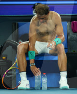 TENNIS - Rafael Nadal feiert den Sieg gegen Berettini am Australian Open