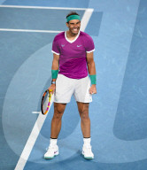 TENNIS - Rafael Nadal feiert den Sieg gegen Berettini am Australian Open
