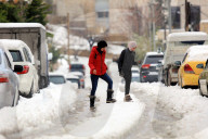 FEATURE - Schnee im Nahen Osten