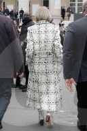 Anna Wintour arriving at Fendi show during Paris Fashion Week 2022