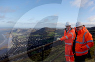 Prime Minister Boris Johnson visits North Wales