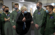 Prime Minister Boris Johnson visits North Wales