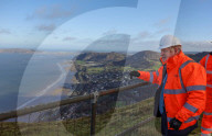 Prime Minister Boris Johnson visits North Wales