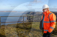 Prime Minister Boris Johnson visits North Wales