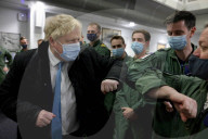 Prime Minister Boris Johnson visits North Wales