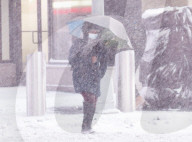 FEATURE -  Schneesturm in New York City