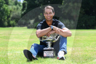 TENNIS - Rafael Nadal feiert seinen 21. Grand-Slam-Titel in Melbourne