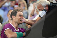 TENNIS - Rafael Nadal feiert seinen 21. Grand-Slam-Titel in Melbourne