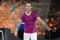TENNIS - Rafael Nadal feiert seinen 21. Grand-Slam-Titel in Melbourne