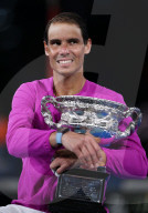 TENNIS - Rafael Nadal feiert seinen 21. Grand-Slam-Titel in Melbourne