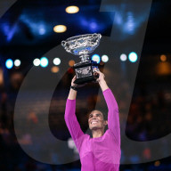 TENNIS - Rafael Nadal feiert seinen 21. Grand-Slam-Titel in Melbourne