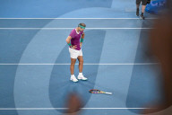 TENNIS - Rafael Nadal feiert seinen 21. Grand-Slam-Titel in Melbourne