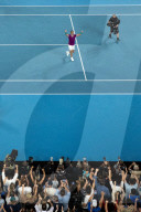 TENNIS - Rafael Nadal feiert seinen 21. Grand-Slam-Titel in Melbourne