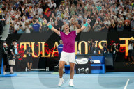 TENNIS - Rafael Nadal feiert seinen 21. Grand-Slam-Titel in Melbourne