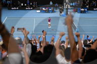 TENNIS - Rafael Nadal feiert seinen 21. Grand-Slam-Titel in Melbourne